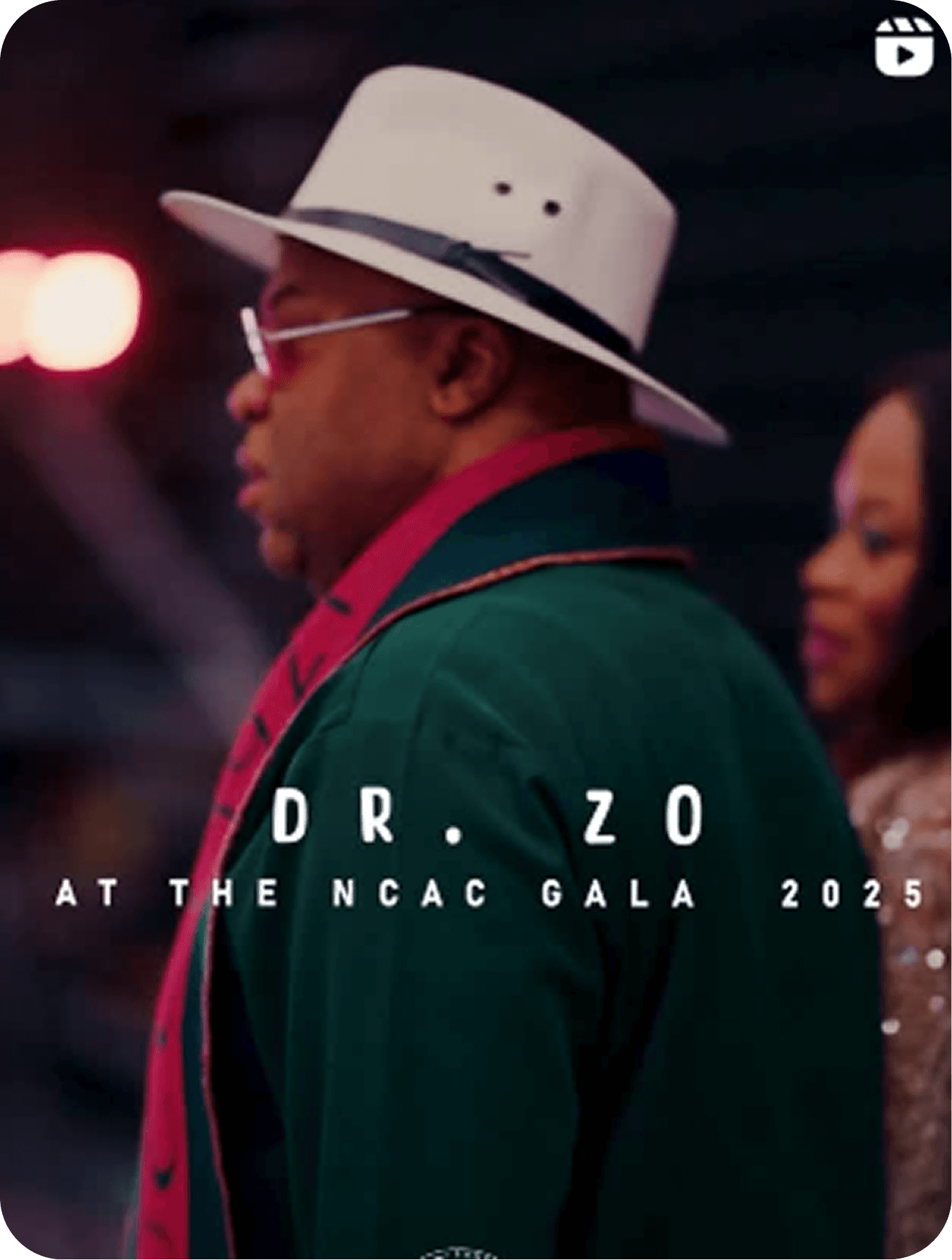 Dr. Zo at the NCAC Gala